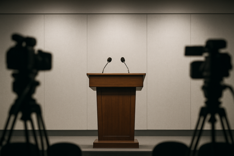 konferencja prasowa organizacja